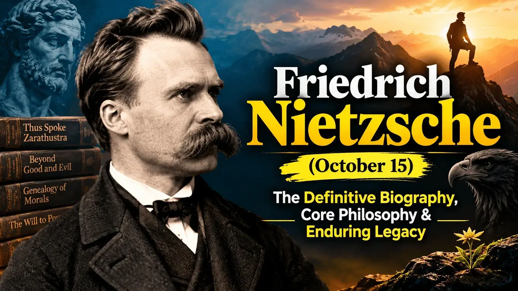 Friedrich Nietzsche (October 15): The Definitive Biography, Core Philosophy & Enduring Legacy — Celebration Guide & Ideas
