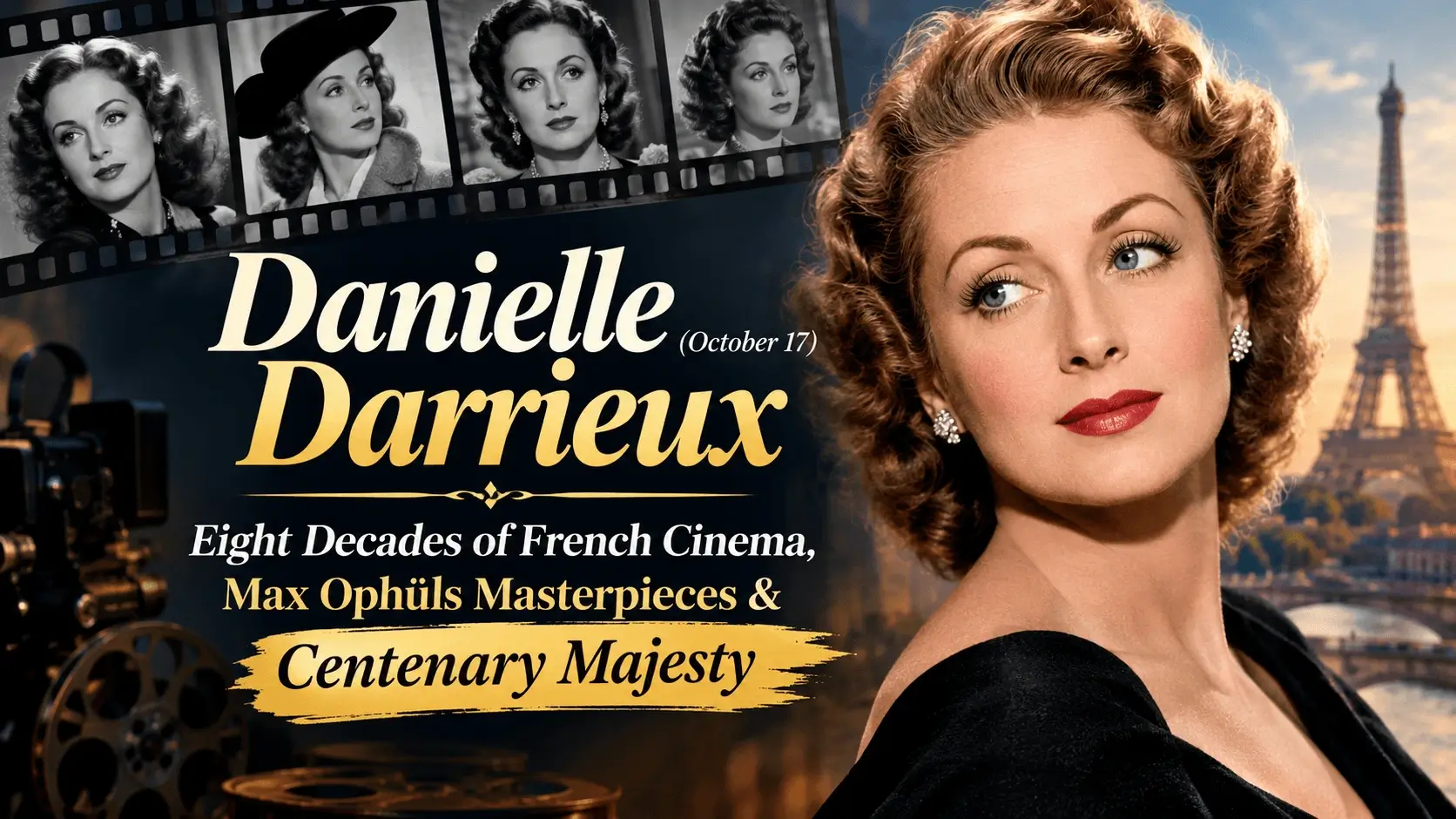 Danielle Darrieux (October 17): Eight Decades of French Cinema, Max Ophüls Masterpieces & Centenary Majesty — Memorial & Retrospective Guide