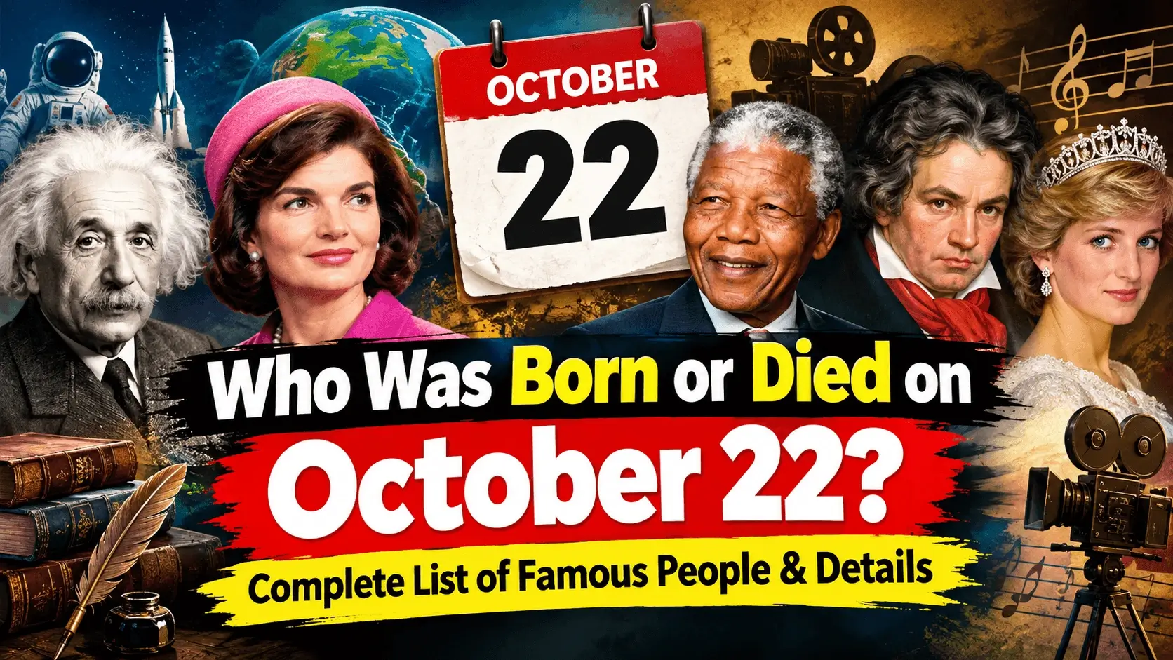 Who Was Born or Died on October 22? Complete List of Famous People & Details — Celebration Guide & Ideas