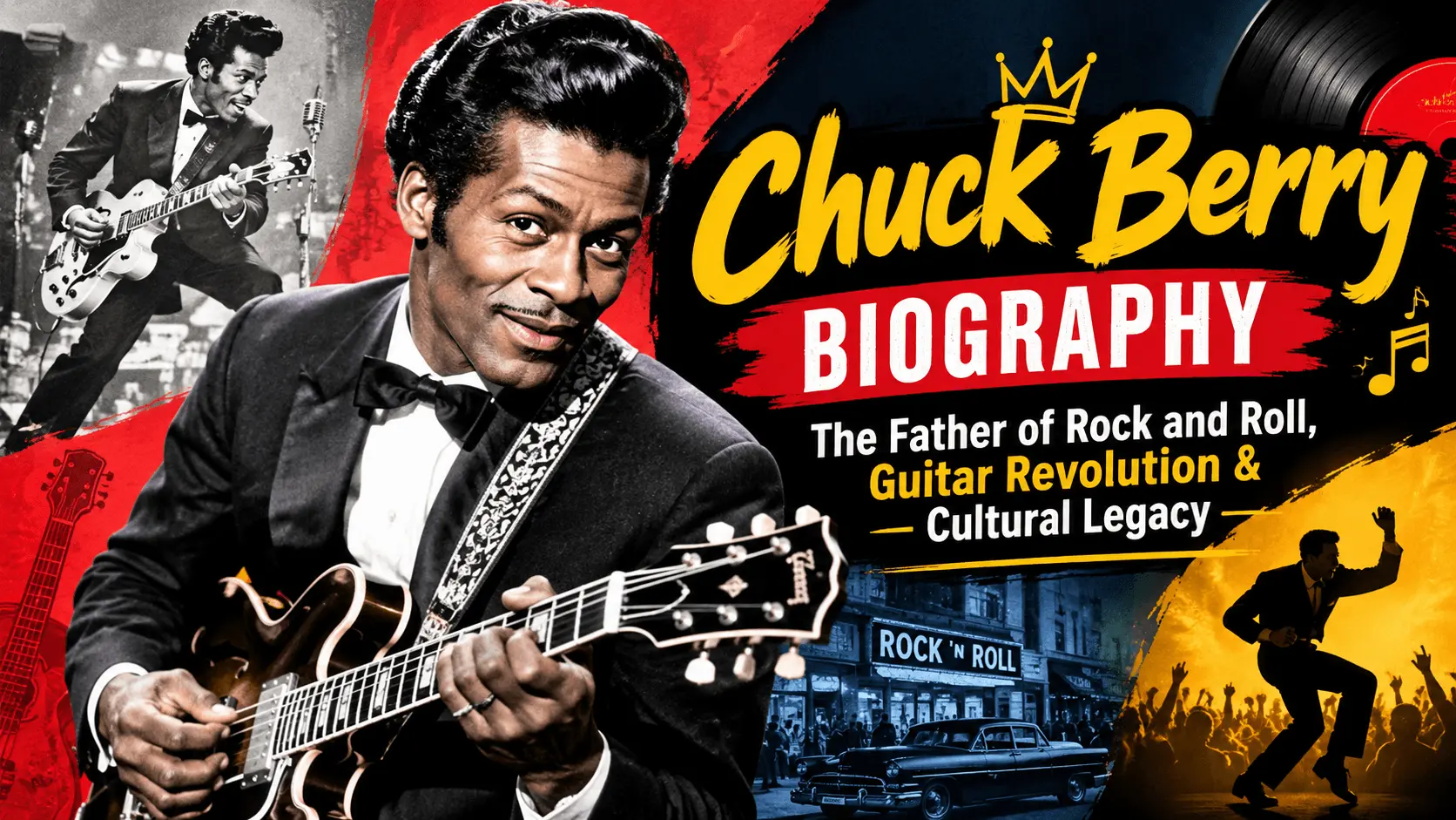 Chuck Berry Biography (October 18): The Father of Rock and Roll, Guitar Revolution & Cultural Legacy — Celebration Guide & Ideas