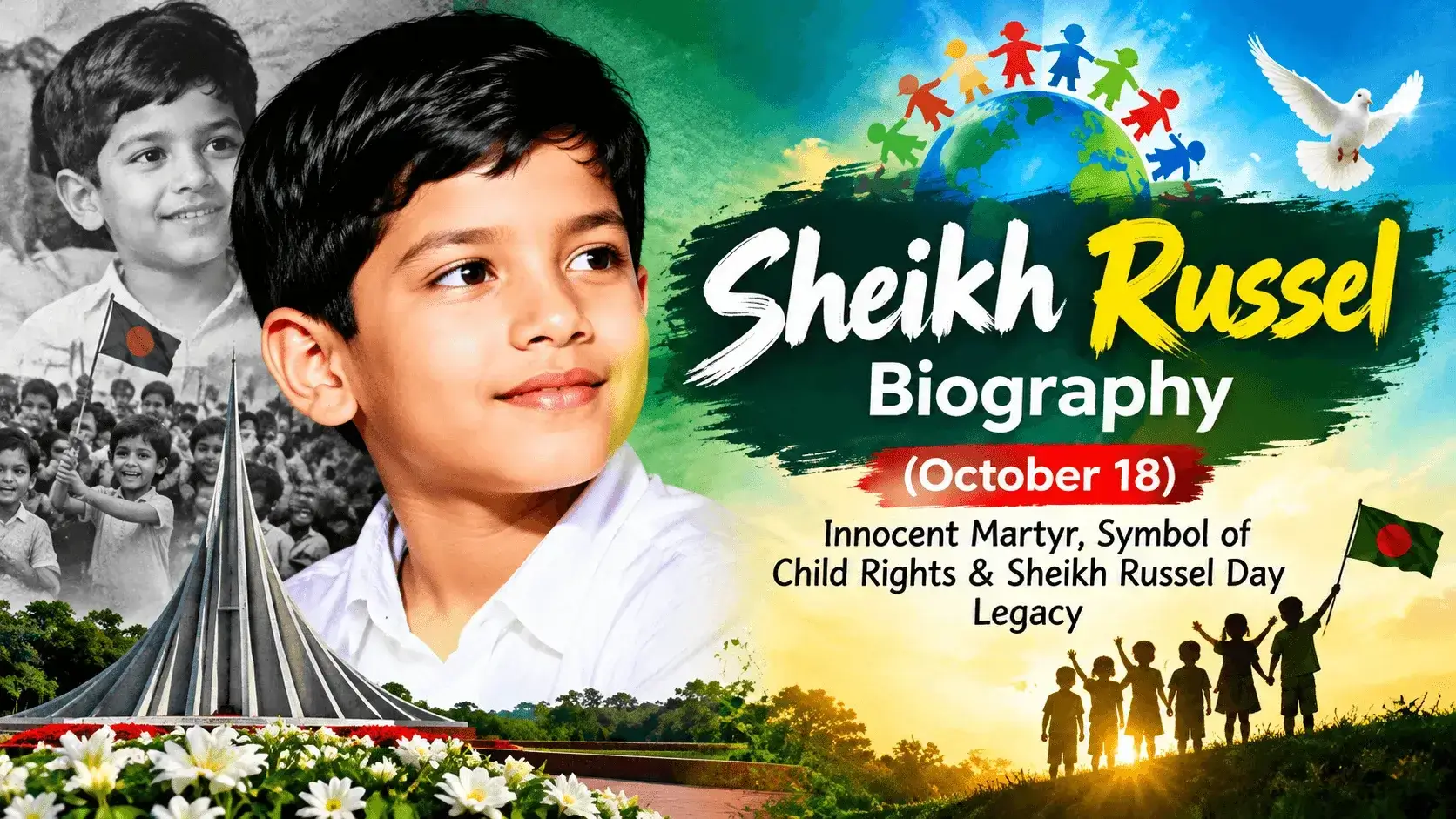 Sheikh Russel Biography (October 18): Innocent Martyr, Symbol of Child Rights & Sheikh Russel Day Legacy — Celebration Guide & Ideas
