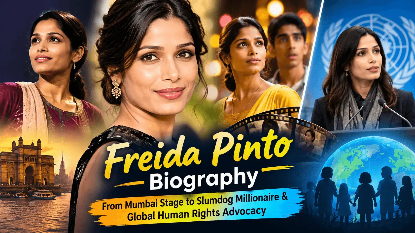 Freida Pinto Biography (October 18): From Mumbai Stage to Slumdog Millionaire & Global Human Rights Advocacy — Celebration Guide & Ideas